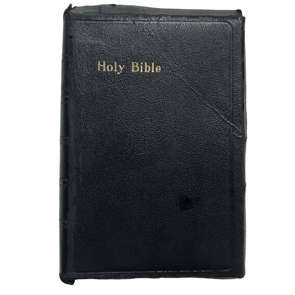 Thomas Nelson and Sons KJV Bible Norwood Press Bourgeois 8vo References Self-pro - Picture 1 of 9